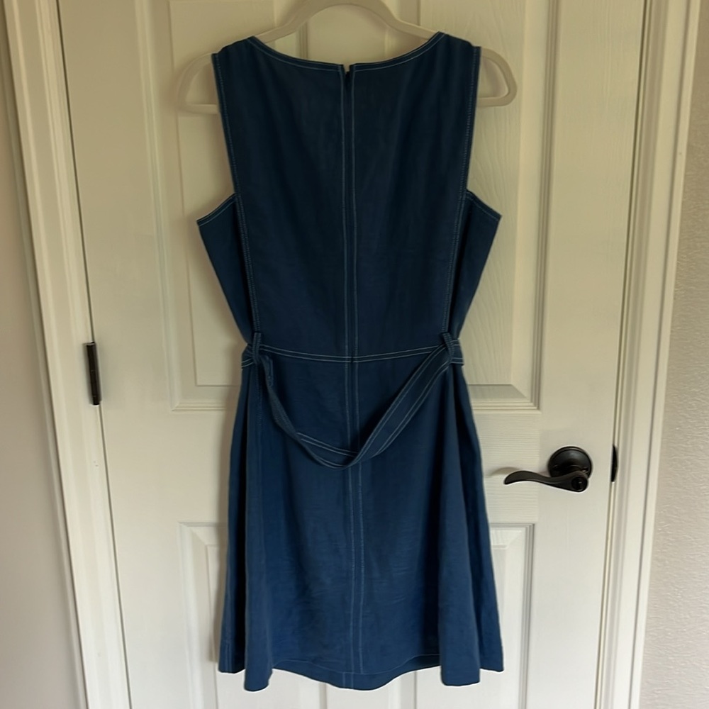 Tory Burch linen blend dress size 8 - Picture 5 of 6